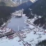 Uzungöl Karla Beyaza Büründü