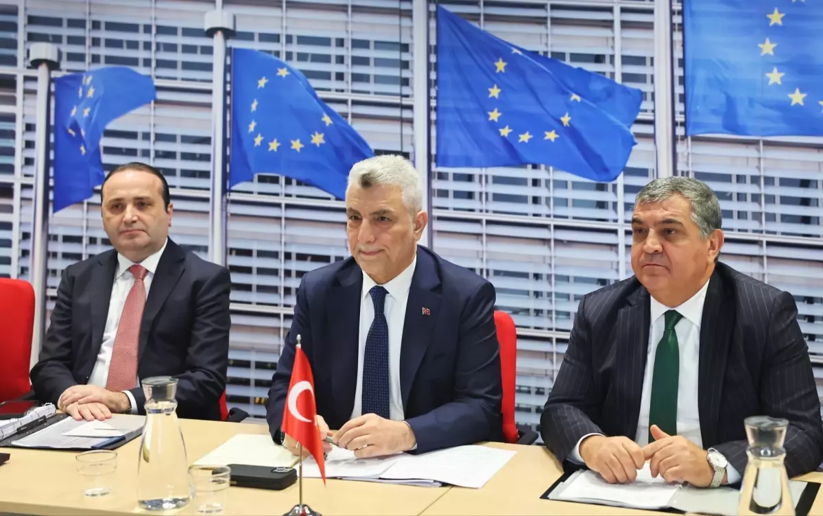 Bakan Bolat, AB Komiseri ile Görüştü