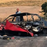 Afyonkarahisarda feci kaza carpisan otomobillerden biri alev aldi olu ve yaralilar var NzIlV5kb