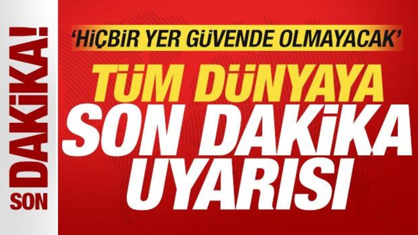 Iran ordusundan tum dunyaya son dakika uyarisi resmen bildiri yayimladilar UjmKOKkl