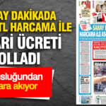 Yenicag gazetesi saray dakikada 32562 tl harcama ile asgari ucreti solladi VcilKRWI